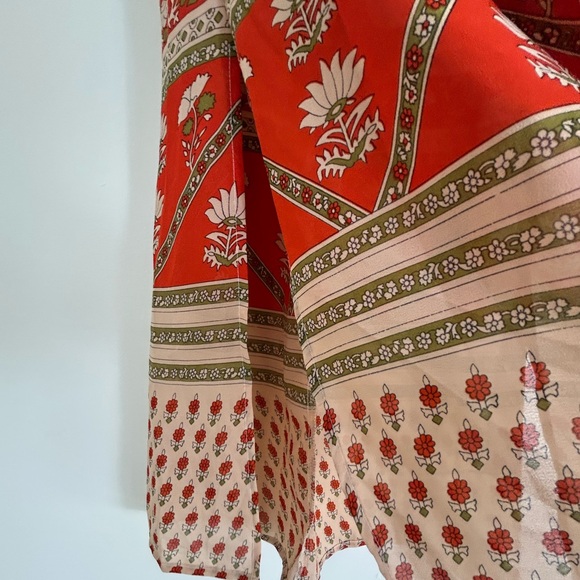 Floral Maxi Peasant Skirt with Print Size: Medium - Picture 4 of 13